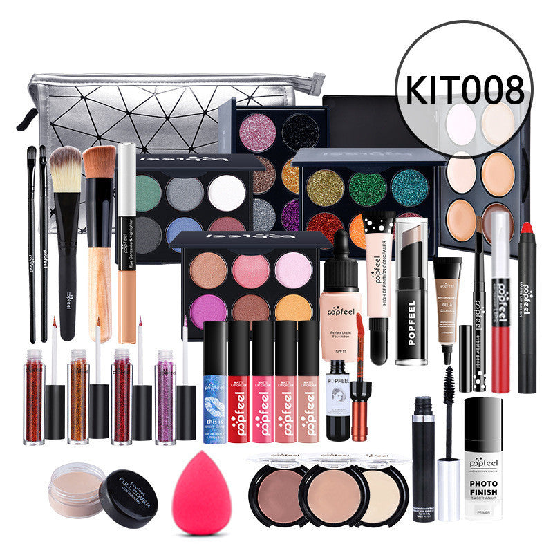 Makeup Cosmetics Set Beginner Combination Concealer Eyeliner Eyebrow Pencil Makeup Cosmetics Set Beginner Combination Concealer Eyeliner Eyebrow Pencil